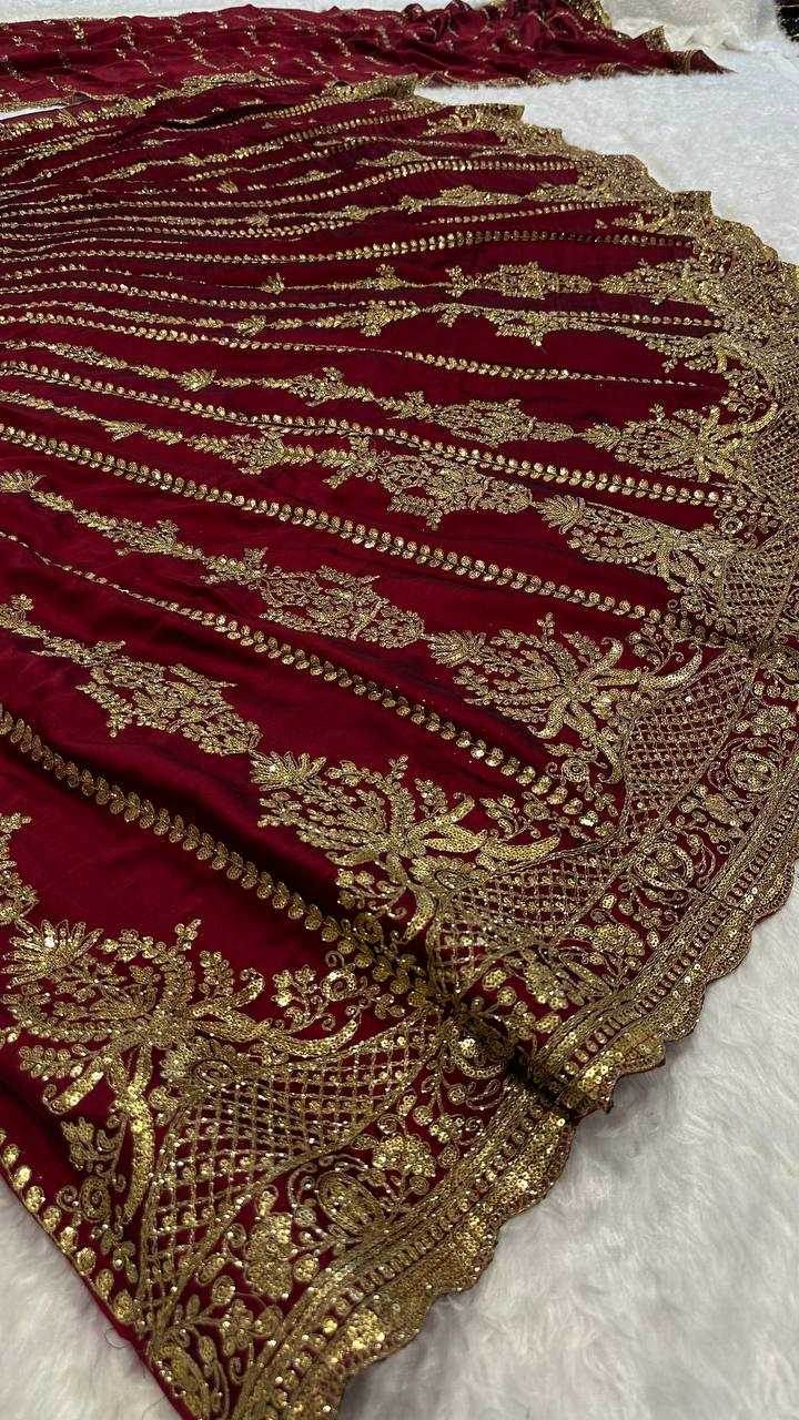Bridal Silk Zari Work Lehenga for Elegant Weddings - MYLUXURY LANE ENTERPRISE